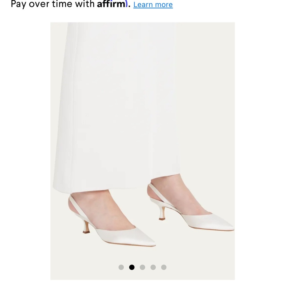 BRAND NEW White Manolos